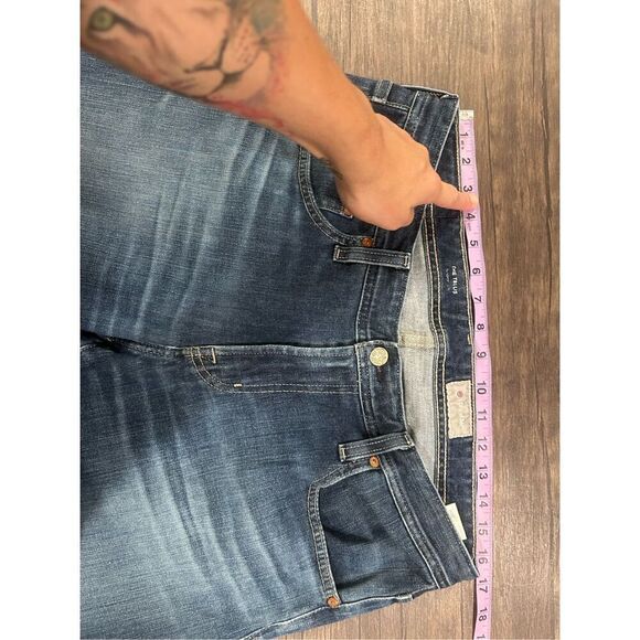 AG Adriano Goldschmied Tellis Modern Slim Straight Denim 360 Size 34R - Picture 11 of 13